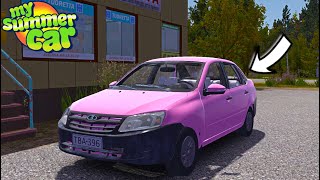 NEW LADA GRANTA CAR  NEW LADA MODEL IN PERAJARVI  My Summer Car Mod 75 [upl. by Amocat]