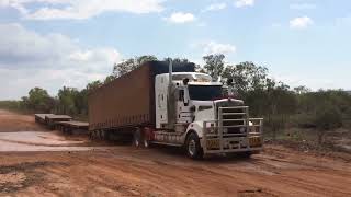 Nighthawk Kenworth T909 Road Train Outback NT [upl. by Nosreh]