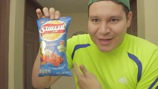 El reto de las sabritas chile manzano con salsa muy picante  Super Niño Rata [upl. by Schonfield778]