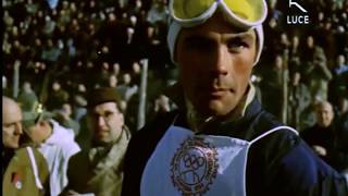 Toni Sailer Giant Slalom 1956 Cortina dAmpezzo Winter Olympic Games Mens Giant Slalom [upl. by Nihahs]