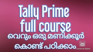 Tally Prime Full Course Malayalam [upl. by Bindman243]