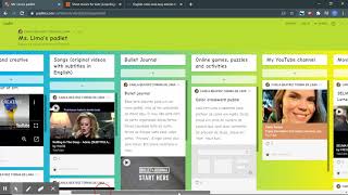 Padlet ideas to study and learn English [upl. by Julita11]