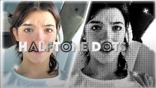 alight motion halftone dots effect tutorial [upl. by Betthezul]