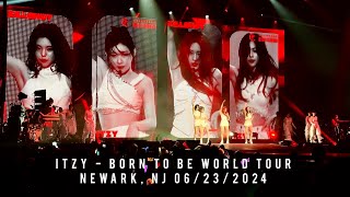 ITZY  BORN TO BE 2nd World Tour full FanCam 4K in Newark NJ 06232024 [upl. by Bernard802]