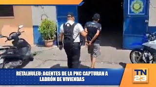 Retalhuleu Agentes de la PNC capturan a ladrón de viviendas [upl. by Zobias]