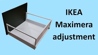 How to adjust Ikea kitchen drawers [upl. by Eesyak]