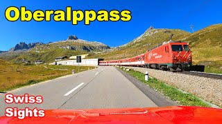 Oberalppass Wonderful Drive to Andermatt Switzerland 4K [upl. by Delwin]