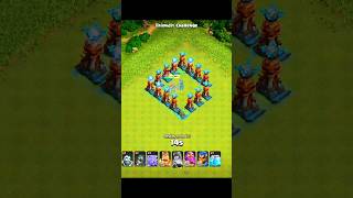 MAX HIDDEN TESLA VS ALL MAX HEROES ATTACK  CLASH OF CLANS  shorts clashofclans youtubeshorts [upl. by Sheela]