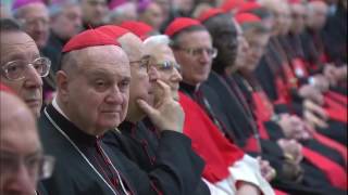 Christmas Greetings of Pope Francis to the Roman Curia 22 December 2014 HD [upl. by Oivalf]