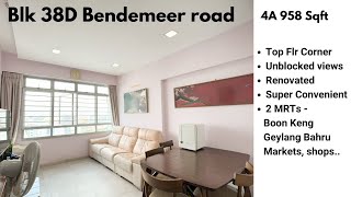 38D Bendemeer road Top floor renovated 4A 958 sqft for sale [upl. by Monto]