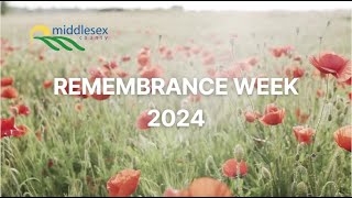 Middlesex County Wardens Statement on Remembrance Week 2024 [upl. by Greta961]