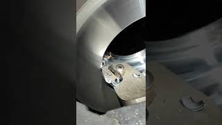 Boring job on the Weipert lathe machine asmr machine lathemachine machinist chips steel wow [upl. by Tenom]