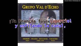 Lupercio Lo Bandolero  Val dEcho kARAoke [upl. by Notsniw]