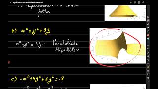 SUPERFÍCIES QUÁDRICAS  Exercícios [upl. by Michella]