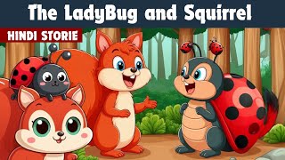 The Ladybug and the Squirrel animated cartoons Bedtimes story cartoon for kids Kidscornertv2 [upl. by Tarabar]