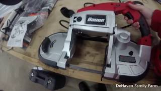 Harbor Freight portable Band Saw Does it work [upl. by Ayrolg]