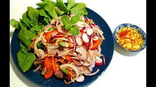 Salade composée au canard  Cuisine vietnamienne avec Tu Linh [upl. by Rosen]