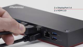 ThinkPad Thunderbolt 3 Dock Gen 2 Product Tour [upl. by Yerfdog]