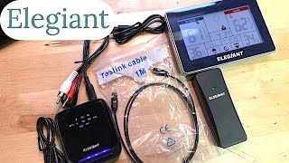 Reviewing TWO Cool Products By Elegiant Weather Station amp Bluetooth TransmitterReceiver [upl. by Nwahsirhc]