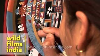 Artists make Mandala paintings in Nepal [upl. by Landan]