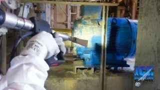 Ice Blasting Solutions™ Electrical Cleaning  Industrial Cleaning  Electric Motors [upl. by Herriott]