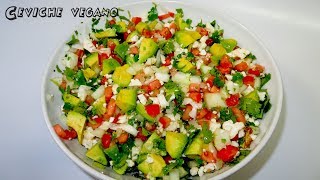 Receta de ceviche vegano o vegetariano [upl. by Massarelli337]