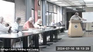 DuPage County Zoning Board of Appeals Tuesday 7162024 600PM [upl. by Nelyaw]