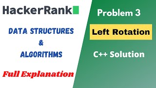 Left Rotation  Hackerrank Solution  Problem Solving  Data Structures  Arrays  C Solution [upl. by Sharleen487]