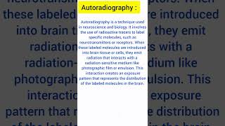 Defination of Autoradiography autoradiography long explanation video link in discretion 👇 [upl. by Anaiek]