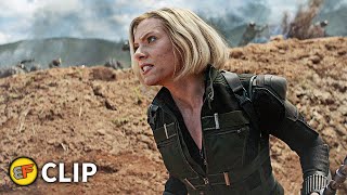 Black Widow amp Okoye vs Proxima Midnight  Avengers Infinity War 2018 IMAX Movie Clip HD 4K [upl. by Ayenet432]