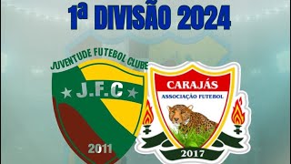 CARAJAS VS JUVENTUDE 1ª divisao campeonato municipal Canaã 2024 [upl. by Lay599]