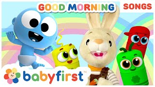 Good Morning Song with Color Crew  Daily Routine Songs amp Nursery Rhymes for Kids  BabyFirst TV [upl. by Sauls]