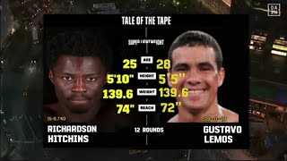 Richardson Hitchins vs Gustavo Lemos Highlights [upl. by Salvatore]