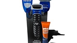 Gillette Fusion Proglide Styler Unboxing PL [upl. by Horwitz]