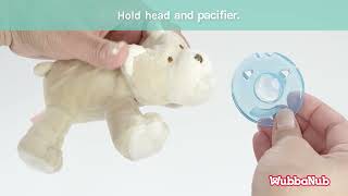 How to use WubbaNub Detachable Pacifier  Bear [upl. by Johansen584]