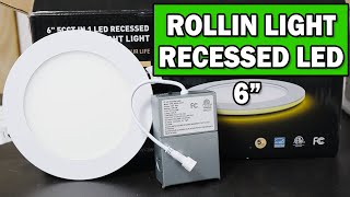 Rollin Light Canless LED Recessed Lighting with Nightlight [upl. by Perce811]