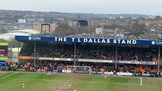 Mansfield Town Fans at Bradford City [upl. by Nohsyt]