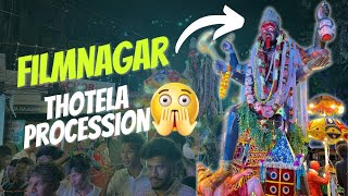 Thotela procession at Filmnagar🕉️💥😱Bonalu Jathara 2024 VDR Creations [upl. by Valene857]