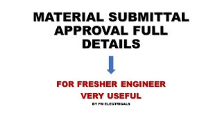 HOW TO PREPARE MAT SUBMITTAL APPROVALS PART 2 [upl. by Amsirhc]