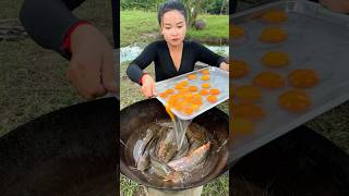 How to cook fish with egg recipe streetfood shorts cooking food recipe [upl. by Airasor]