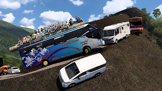 Worlds Driving Challenges on Deadliest Roads 15  Euro Truck Simulator 2 [upl. by Nyrmak]