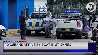 10 Cubans Arrive by Boat in St James  TVJ News [upl. by Galliett884]