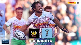 Highlights Exeter Chiefs v Harlequins  Historical fivepoint win at Sandy Park [upl. by Siravrat]