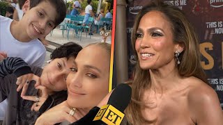 How Jennifer Lopez’s Kids Reacted to This Is MeNow A Love Story Exclusive [upl. by Eneleahs]