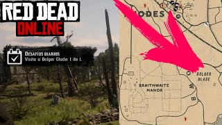 Visita a BOLGER GLADE  Red Dead Online  Desafío Diario [upl. by Sondra]