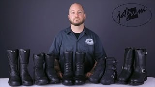 Touring Motorcycle Boot Buying Guide From Jafrumcom [upl. by Albright]