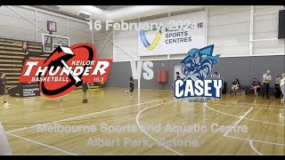 20240216 Thunder 16 3 v Casey Cavaliers 16 4 [upl. by Asatan805]