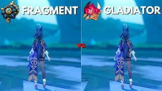 Best Artifact Set for Clorinde Gladiator Vs Fragment Genshin Impact [upl. by Lzeil]