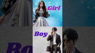 Girl vs Boy Dress 👗 Heels Lipstick💄  Ring 💍 Purse 👛 Earrings shorts viralshort song fashion [upl. by Catharine]