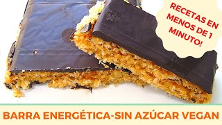 BARRAS ENERGÉTICAS con bagazo  SIN AZÚCAR VEGANAS LOW CARB [upl. by Eelanaj]